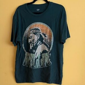 Willie Nelson Headband Tee. Large
